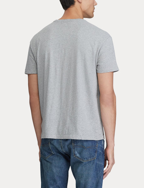 POLO RALPH LAUREN Classic Fit Denim Bear T-Shirt, Heather Grey