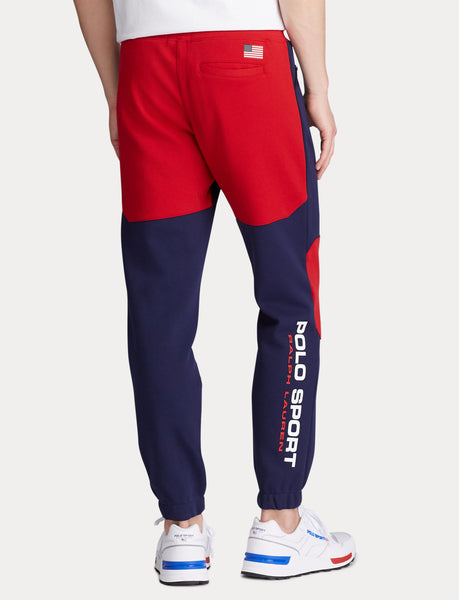 POLO RALPH LAUREN Double-Knit Polo Sport Joggers, Navy