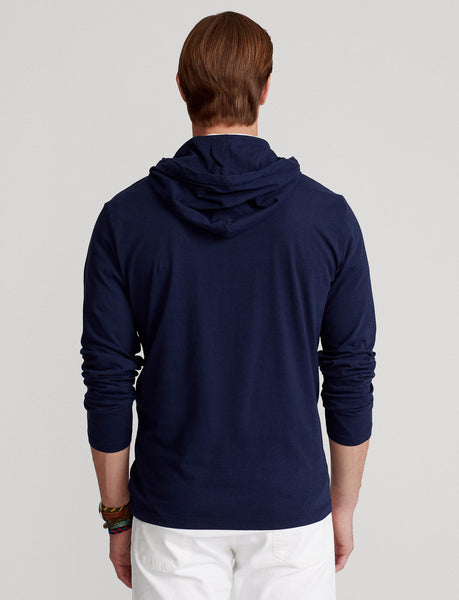 Polo Ralph Lauren Marina Polo Bear Jersey Hooded T-Shirt, Navy
