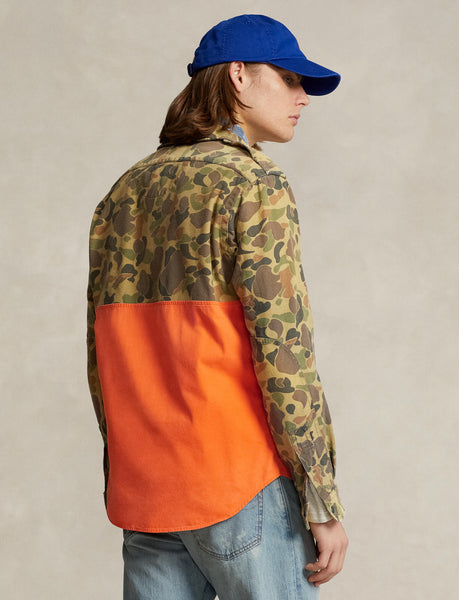 Polo Ralph Lauren Classic Fit Camo Utility Shirt, Classic Frog Camo