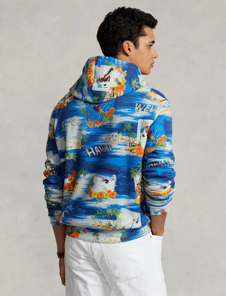 Polo Ralph Lauren Hi-Pile Ski Print Hoody, Multi