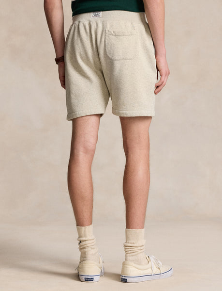 Polo Ralph Lauren 6-Inch Logo Fleece Short, Vintage Heather