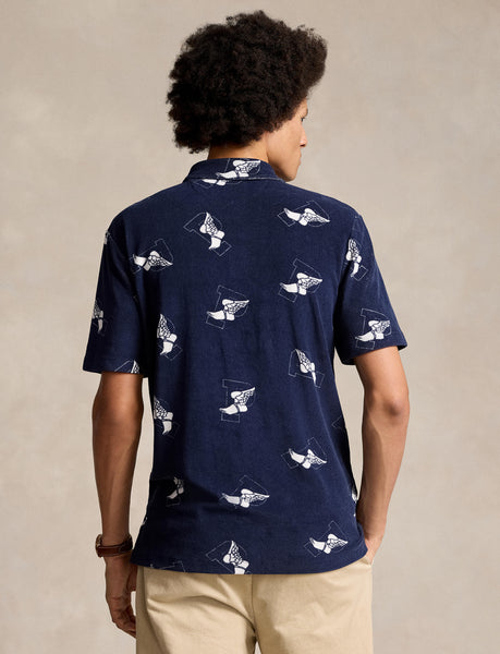 Polo Ralph Lauren Classic Fit P-Wing Terry Polo Shirt, Navy