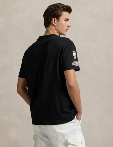 Polo Ralph Lauren Classic Fit Jersey Graphic T-Shirt, Black