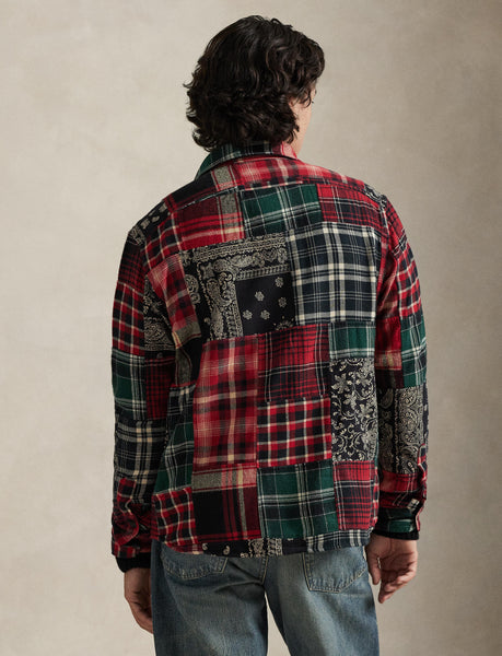 Polo Ralph Lauren Classic Fit Patchwork Flannel Workshirt, Multi