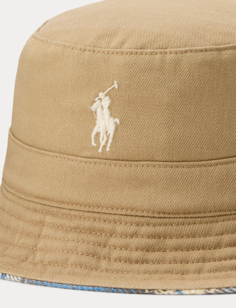 Polo Ralph Lauren Patchwork Plaid Flannel Bucket Hat, Multi