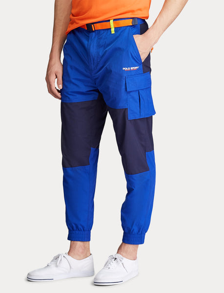 POLO RALPH LAUREN Utility Belted Track Pants, Blue