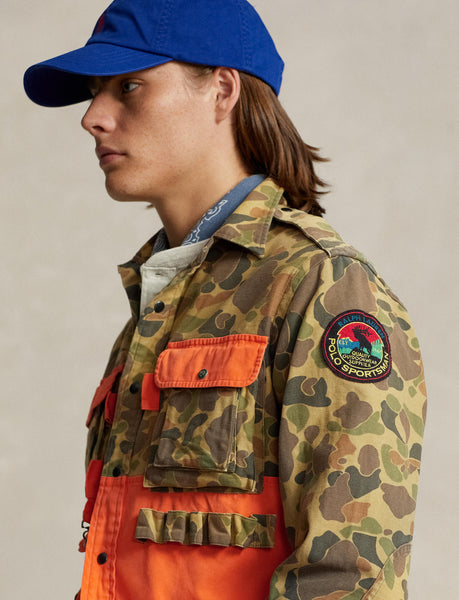 Polo Ralph Lauren Classic Fit Camo Utility Shirt, Classic Frog Camo