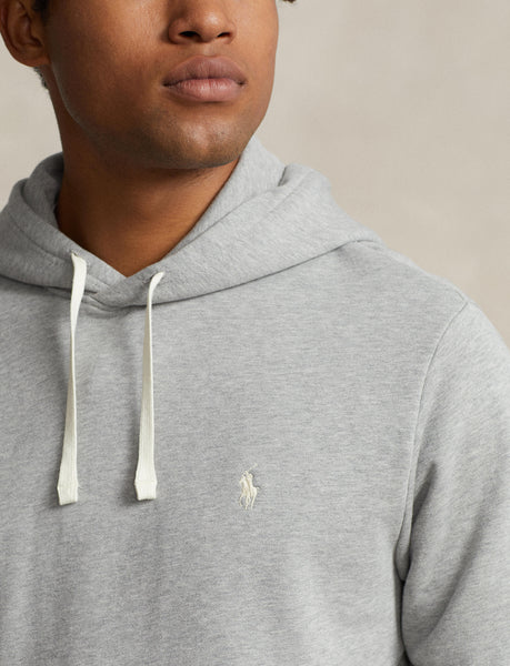 Polo Ralph Lauren Loopback Fleece Hoodie, Grey Heather