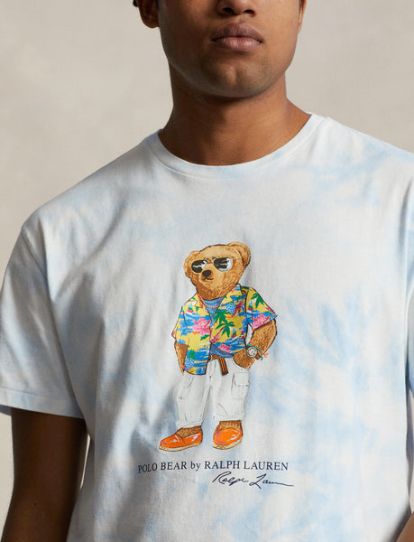 Polo Ralph Lauren Graphic Bear T-Shirt, Cloud Wash