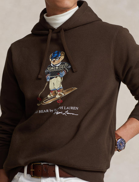 Polo Ralph Lauren Polo Bear Fleece Hoodie, Brown