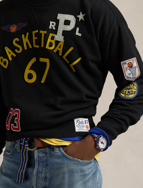 Polo Ralph Lauren Vintage Fit Fleece Graphic Sweatshirt, Black