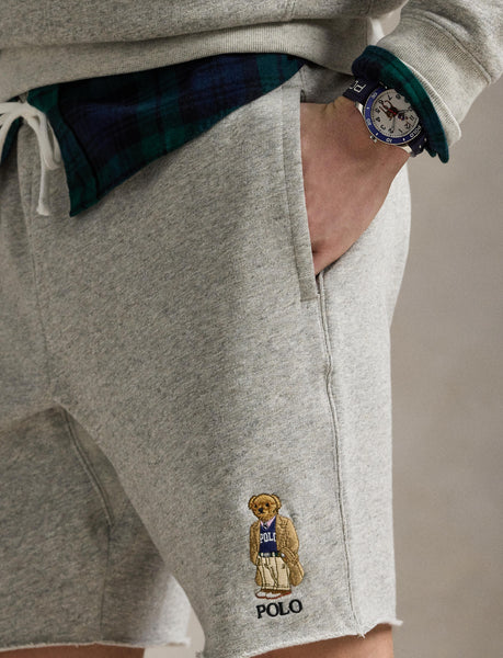 Polo Ralph Lauren 8.5-Inch Polo Bear Fleece Short, Grey