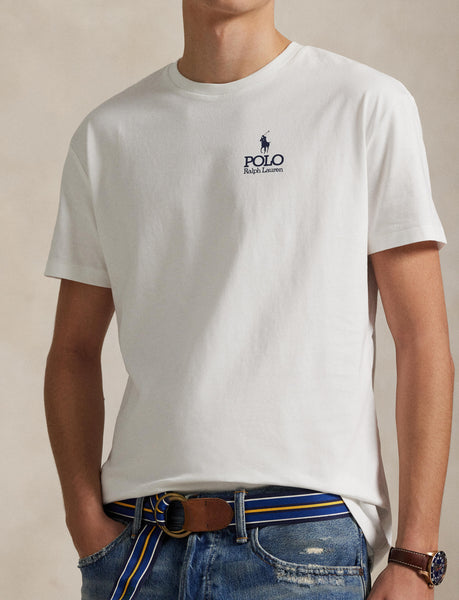 Polo Ralph Lauren Classic Fit Logo Jersey T-Shirt, White