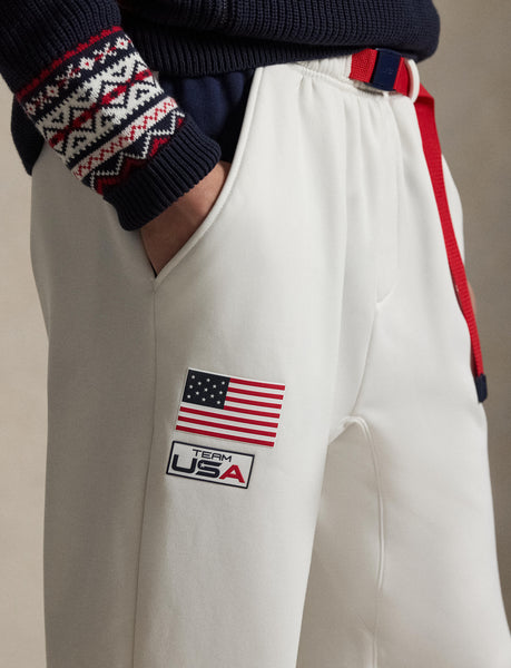 Polo Ralph Lauren Team USA Track Pant, White