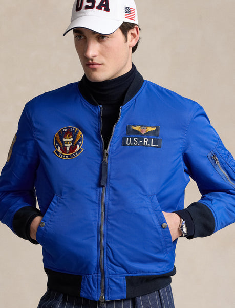 Polo Ralph Lauren Team USA Reversible Jacket, Ceramic White Multi