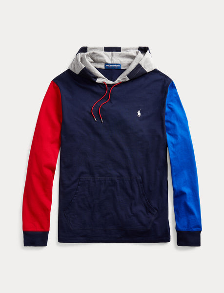 POLO RALPH LAUREN Jersey Hooded T-Shirt, Multi