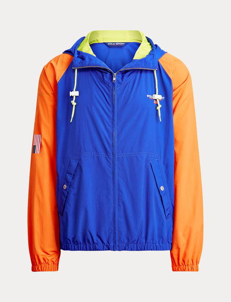 POLO RALPH LAUREN OG V-Bucket Windbreaker, Rugby Royal/ Multi
