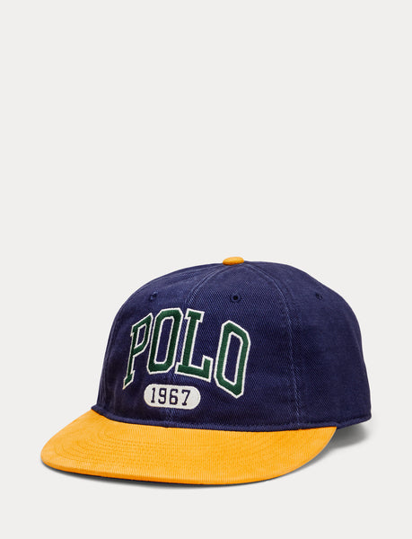 Polo Ralph Lauren Logo Cotton Chino Ball Cap, Navy