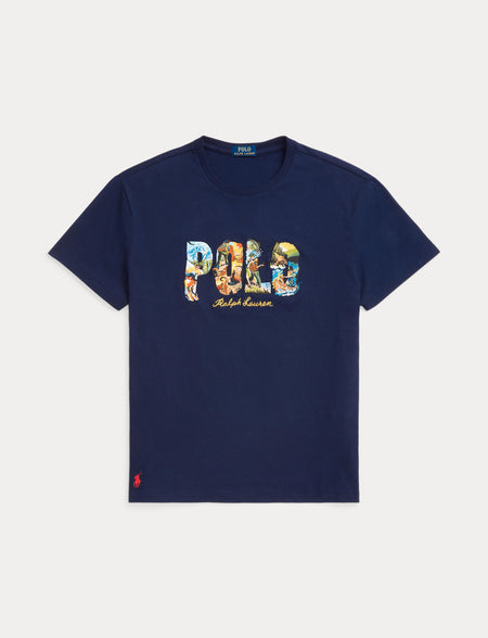 Polo Ralph Lauren Classic Fit Jersey Graphic T-Shirt, White