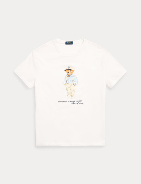 Polo Ralph Lauren Classic Fit Polo Bear Jersey T-Shirt, White