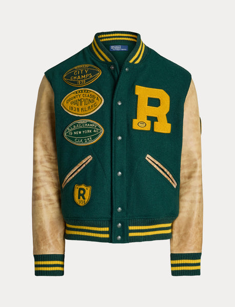 Polo Ralph Lauren Letterman Jacket, Green