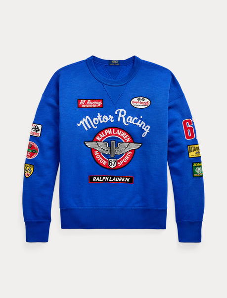 Polo Ralph Lauren Vintage Fit Fleece Graphic Sweatshirt, Heritage Blue