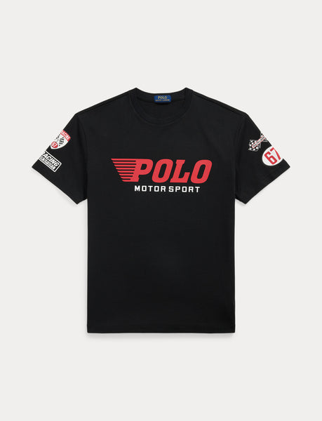 Polo Ralph Lauren Classic Fit Jersey Graphic T-Shirt, Black