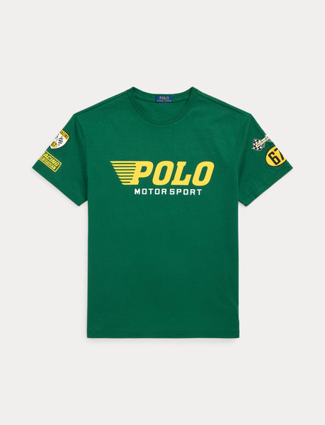 Polo Ralph Lauren Classic Fit Jersey Graphic T-Shirt, Green