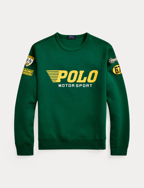 Polo Ralph Lauren Double-Knit Graphic Sweatshirt, Green