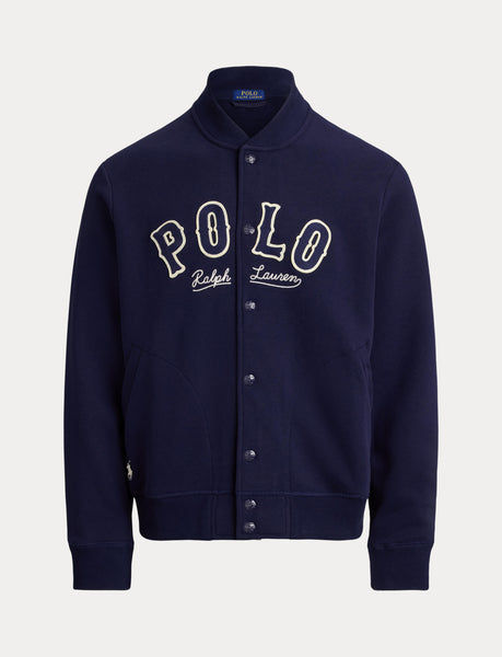 Polo Ralph Lauren RL Fleece Western-Logo Jacket, Navy