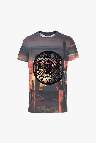 BALMAIN Grand Canyon Print T-Shirt, Multi