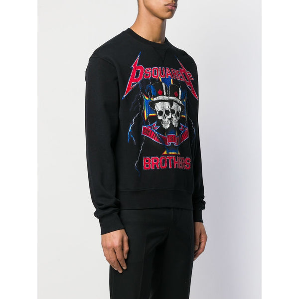 DSQUARED2 Graphic Logo Sweatshirt, Black