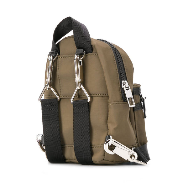 Lacoste taped logo backpack in khaki