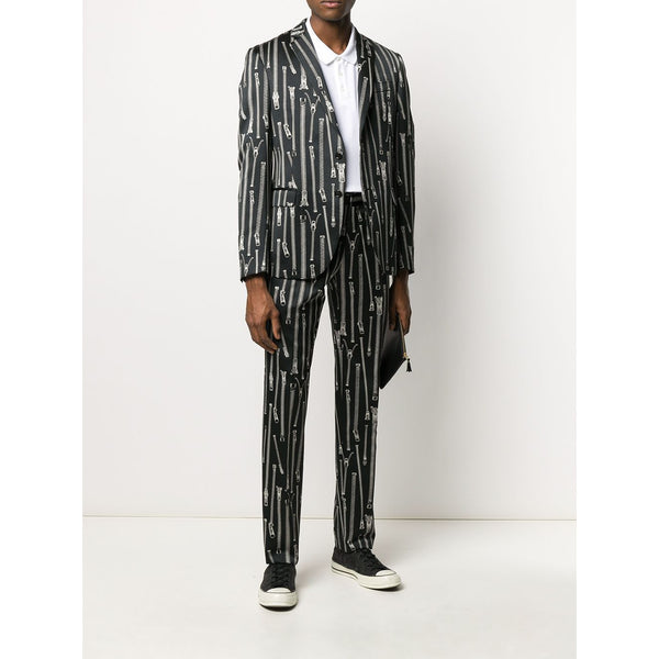 MOSCHINO Logo Patch Polo Shirt, White