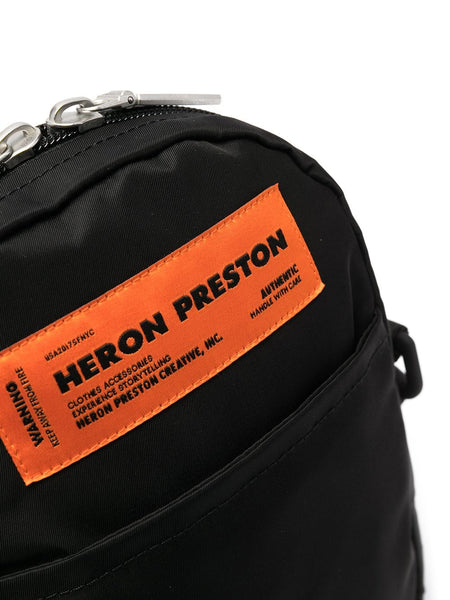 HERON PRESTON NYLON CROSSBODY, BLACK