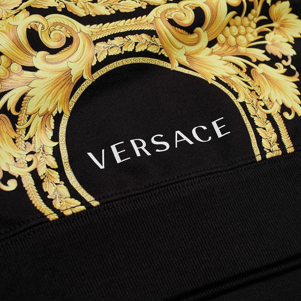 VERSACE LE POP CLASSIQUE PRINT HOODIE, Black