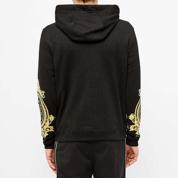 VERSACE LE POP CLASSIQUE PRINT HOODIE, Black