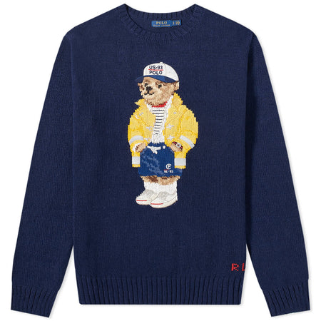 KENZO Paris Knit Crewneck Sweater, Navy Blue