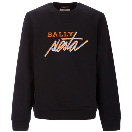 BALLY Logo Hooded Sweatshirt, Grey Melange
