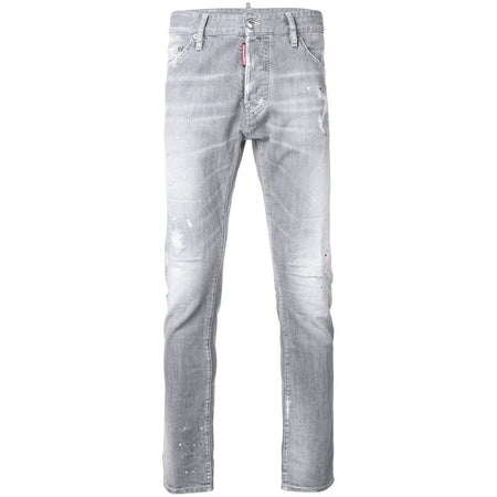 BALMAIN Ribbed Tapered Jeans, Grey