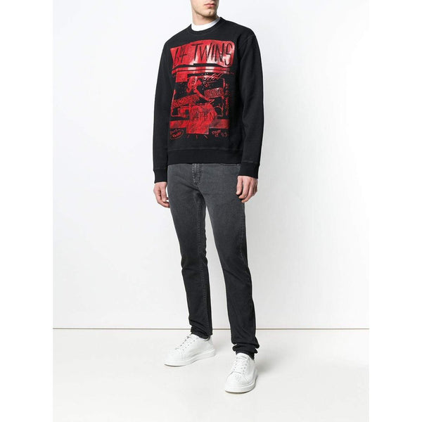 DSQUARED2 Printed '64 Twins' Sweatshirt, Black-OZNICO
