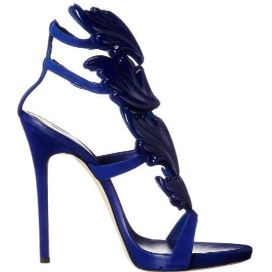 GIUSEPPE ZANOTTI Coline Cruel Wing High Heel Sandals, Setter Blue-OZNICO