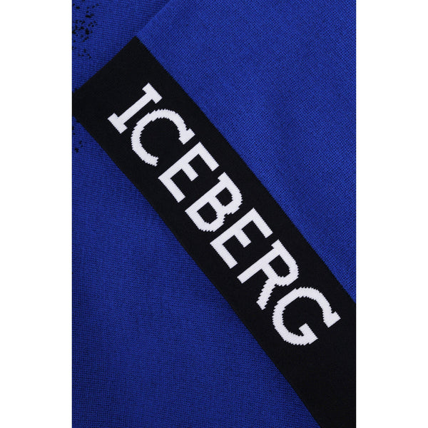 ICEBERG Pyramid Knit Sweater, Black-OZNICO