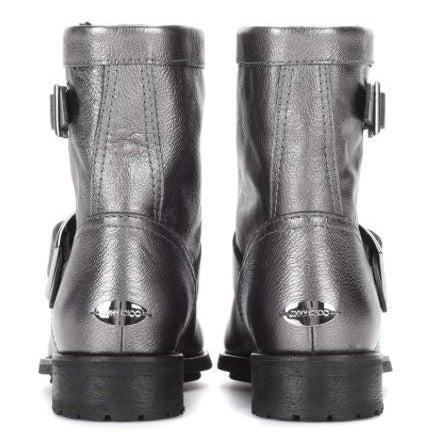 JIMMY CHOO Women's Youth Ankle Boot, Anthracite-OZNICO