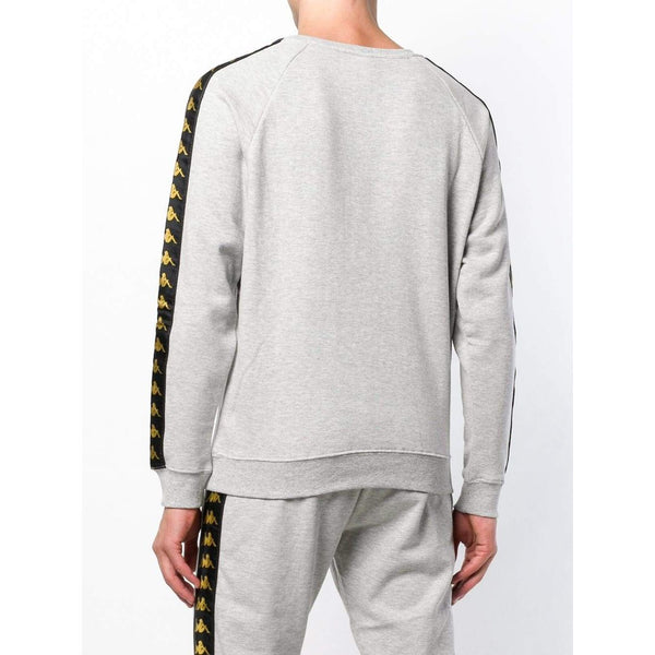 KAPPA 222 Banda Arit Slim Fit Sweatshirt, Grey-OZNICO