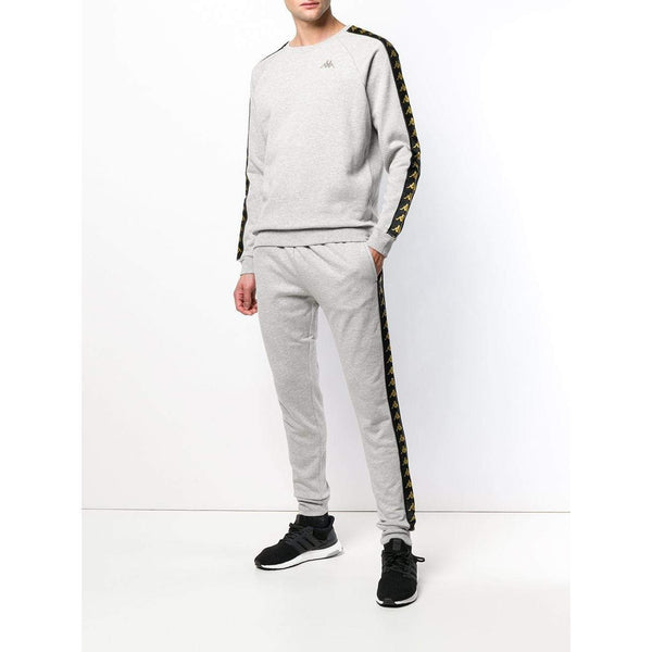 KAPPA 222 Banda Arit Slim Fit Sweatshirt, Grey-OZNICO