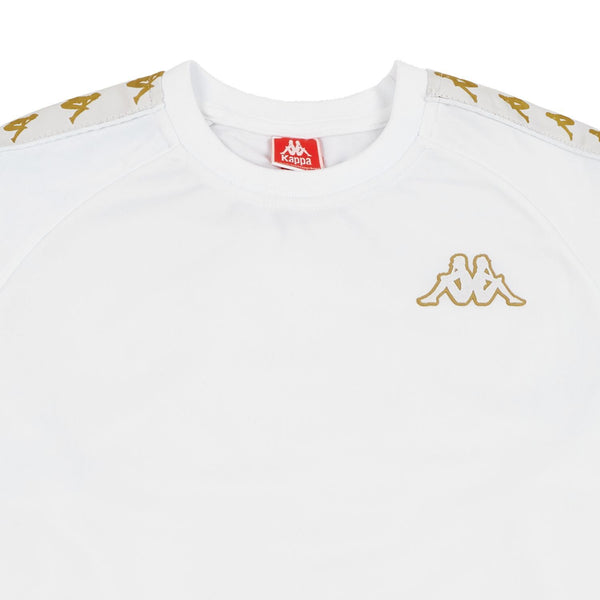 KAPPA Slim Fit Logo White/ Gold –