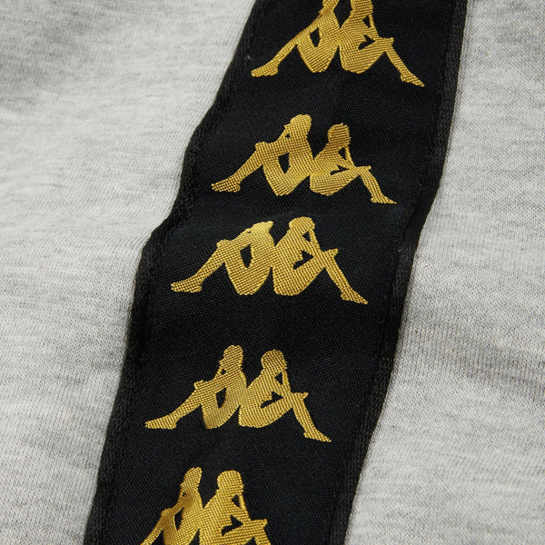 KAPPA Slim Fit Logo Sweatpants, Grey-OZNICO