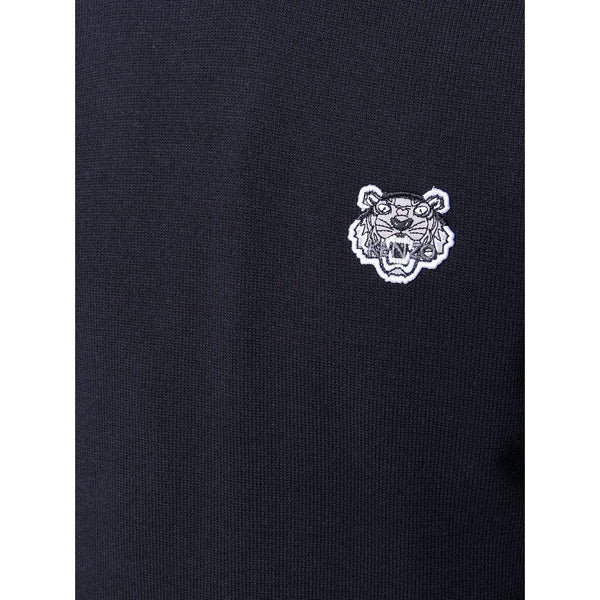 KENZO Embroidered Tiger Sweater, Black-OZNICO